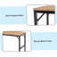 Établi ajustable 48 po pour garage, table d'atelier en bois d'hévéa avec patins en caoutchouc, poste de travail en bois franc, capacité de poids de plus de 2000 lb