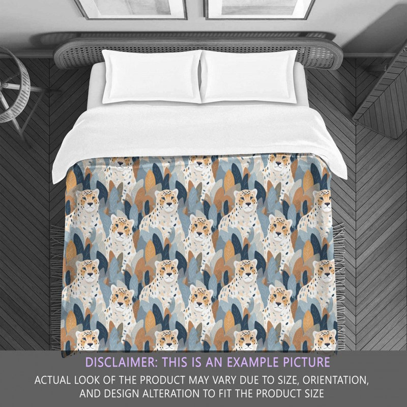 Leopard NatureAlexeia Bedding, Queen Comforter