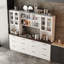 Buffet de 94,5 po de large avec garde-manger-343238656