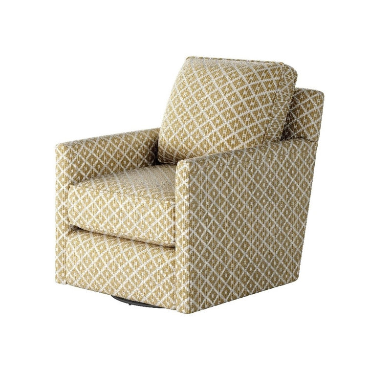 Swivel Glider Armchair, Owen Straw