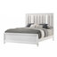 Tête de lit tapissier à panneau 1pc avec lumières à DEL (seulement lit)-358112135