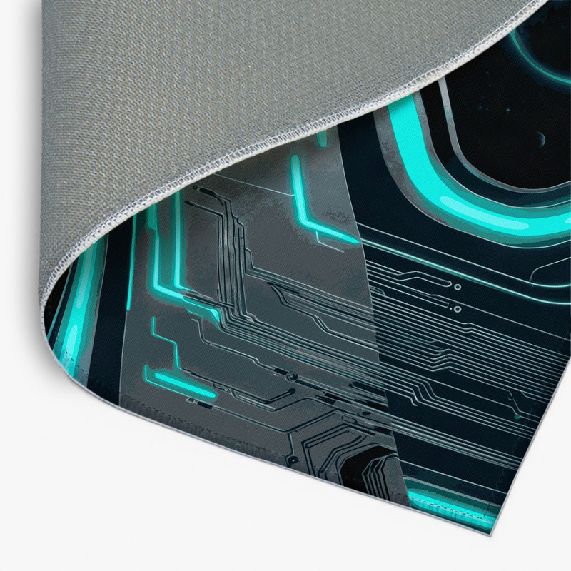 Tapis intérieur et extérieur Orbit Glow, Rectangle 1 pi 6 po x 2 pi 6 po