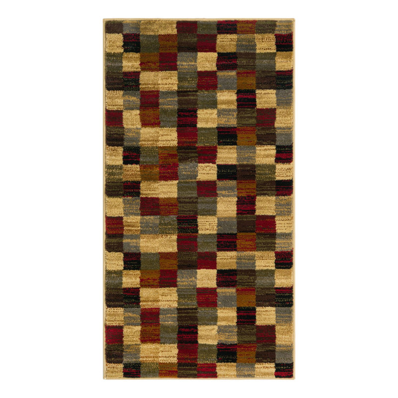 Adetomiwa Performance Abstract Indoor Rug, Runner 2' x 4'1"