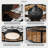 20" Boho Plug-in Outdoor Non-hardwired Caged Ceiling Fan with LED Light and Remote-733319158