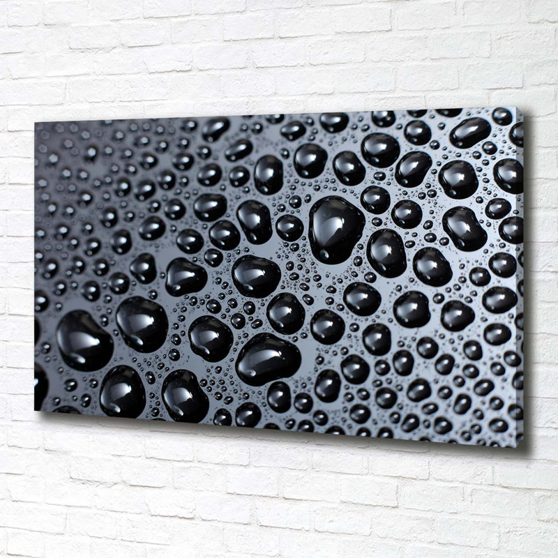Drops Of Water - Wrapped Canvas Print
