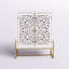 Armoire 2 portes Simms White Flower