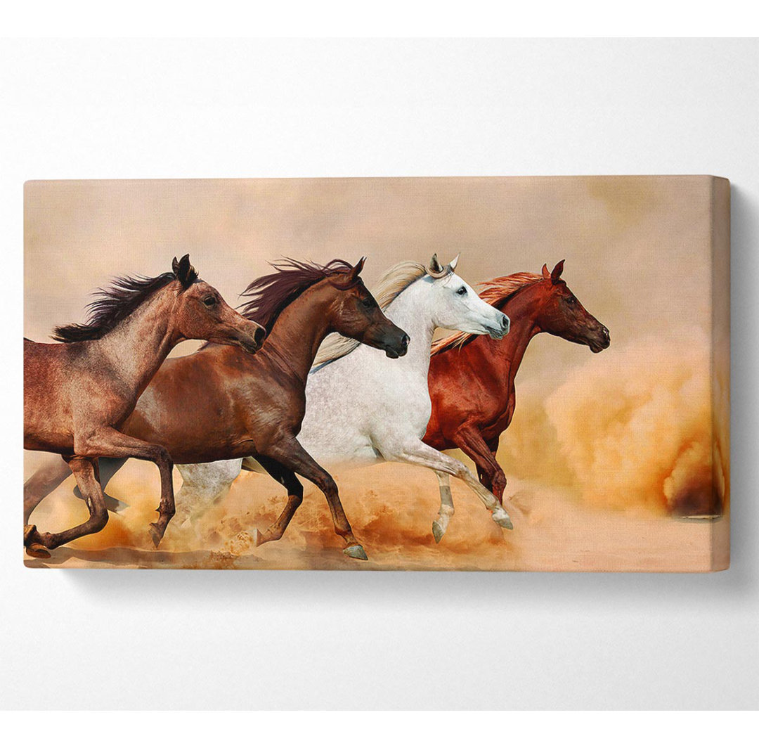 Kunstdruck Doursounian Horse Stampede von Panoramic Images