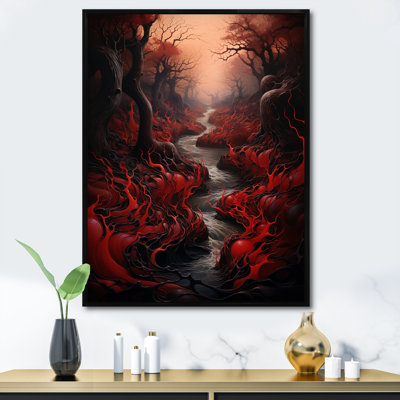 " Fantasy Landscape Veins Of The Void "