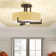 Axis 3 - Light Simple Drum Semi Flush Mount