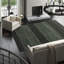 Supai Wool Striped Area Rug in Green-40705552