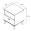 SALAMIS Bedside table, Opaque White-660215907