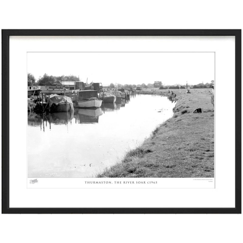 Thurmaston, The River Soar C1965 - Single Picture Frame Print, 31.5cm H x 38.8cm W x 2.3cm D