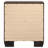 Tomasina Washed Taupe 2-Drawer Rectangular Nightstand-2030910962