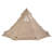 Hot Tent for 4-6 Persons, Portable Winter Tipi Tent with Stove Jack, Waterproof Canvas Camping Tents, Lightweight 4 Season Shelter Tents for Hiking Fishing Backpacking, L Size-118914058
