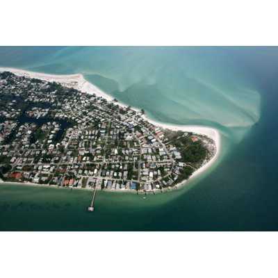 Photo aérienne de l'île Anna Maria par Tinik - Photographie sur toile tendue