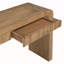 Console rustique avec façade de tiroir cannelée-142339307