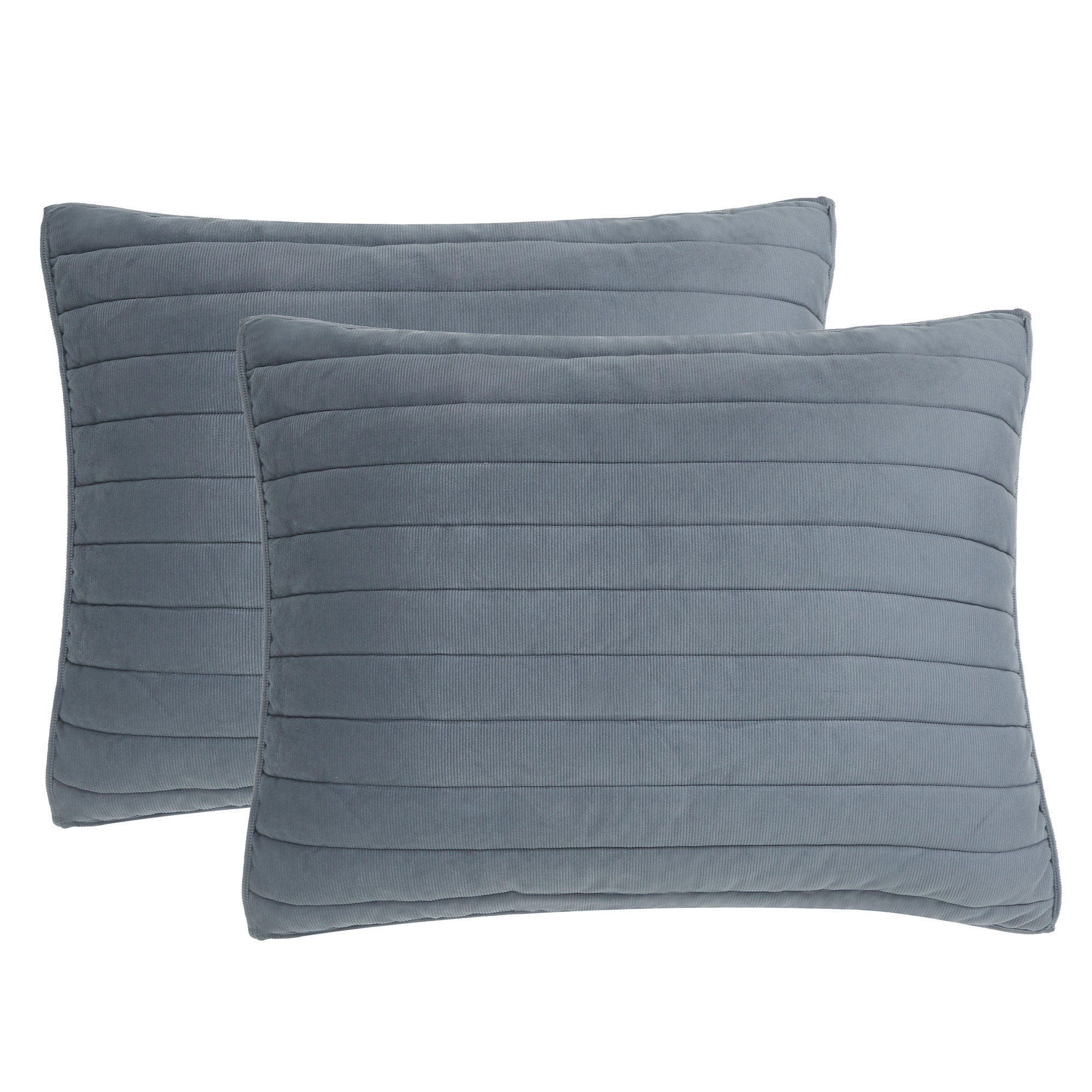 Valletta Quilt Set, Blue, Queen Quilt + 2 Standard Shams