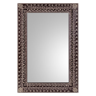 Frankenmuth Wood Flat Wall Mirror