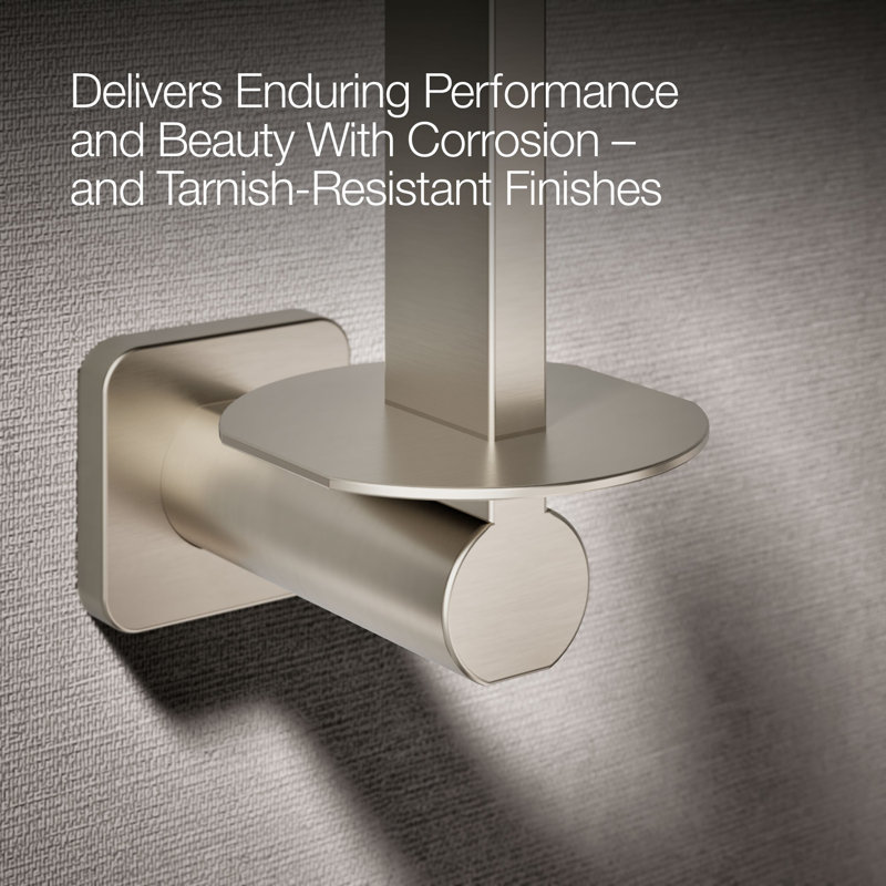 Parallel Vertical Toilet Paper Holder, Vibrant Brushed Nickel