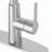 Modern Brushed Nickel High Arc Single Handle Kitchen Faucet With Pull-Down Sprayer, 3-Function Stainless Steel Sink Faucet With Deck Plate