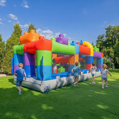 Parcours d'obstacles gonflable Herokiddo