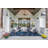 Kivett Blue Indoor Outdoor Machine Washable Rug-1208098855