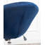 Fauteuil demi-tonneau pivotant en velours capitonné 28,25 po Aisen-1300325988