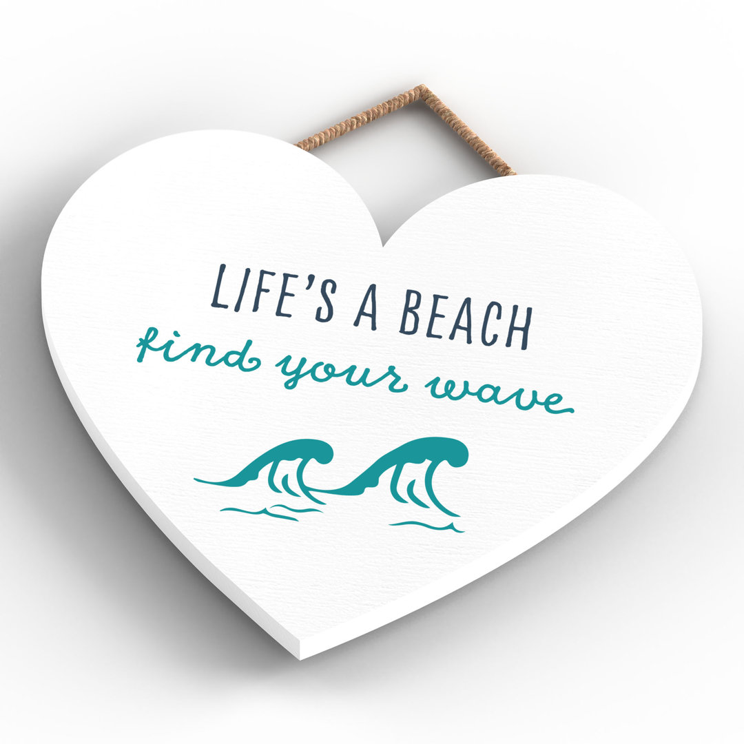 Lifes a Beach Wall Décor