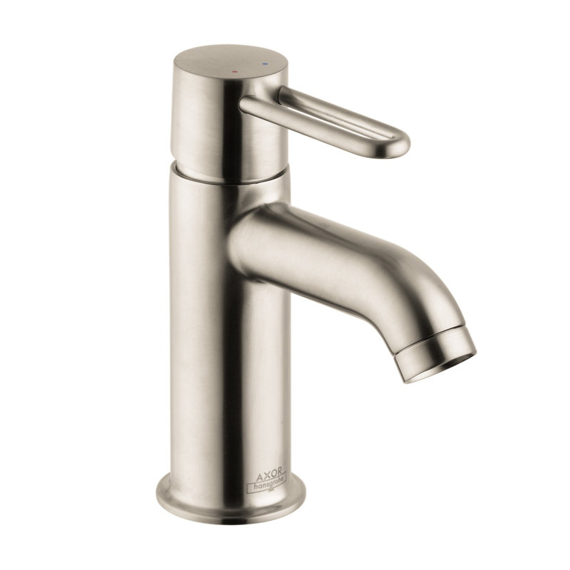 AXOR Uno Single Hole Bathroom Faucet with Drain Assembly, Brushed Nickel