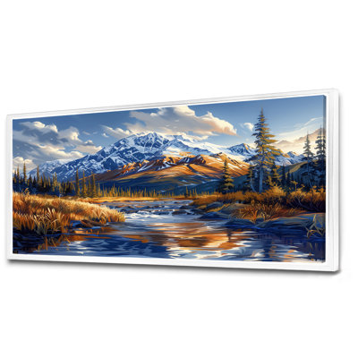 Alaska Denali National Park Autumn River I - Alaska, art mural