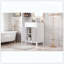 Armoire de rangement pour meuble-lavabo moderne avec 2 portes à fermeture douce