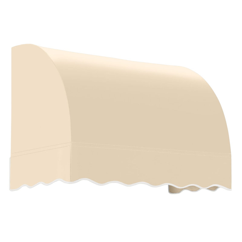 Awntech Savannah Acrylic Fabric Fixed Awning, Tan, 31" H x 40.5" W x 24" D