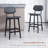 Valenza Upholstered 65cm Counter Stool with Solid Wood Frame-862227797