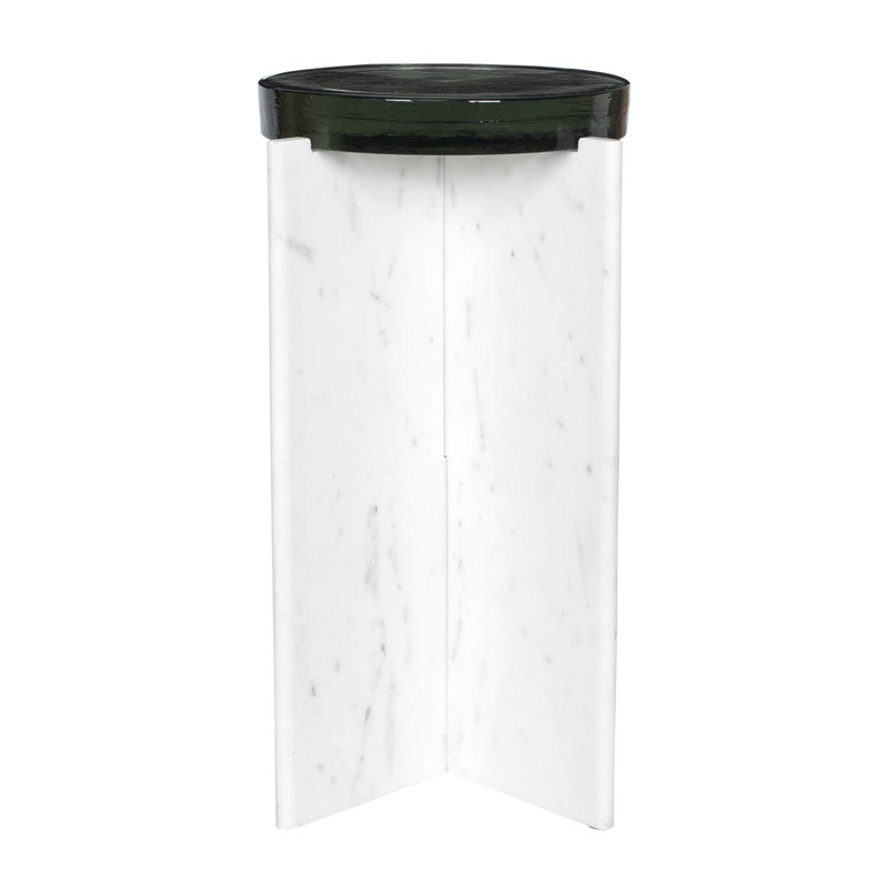 Uttermost Olina Marble Outdoor Accent Table