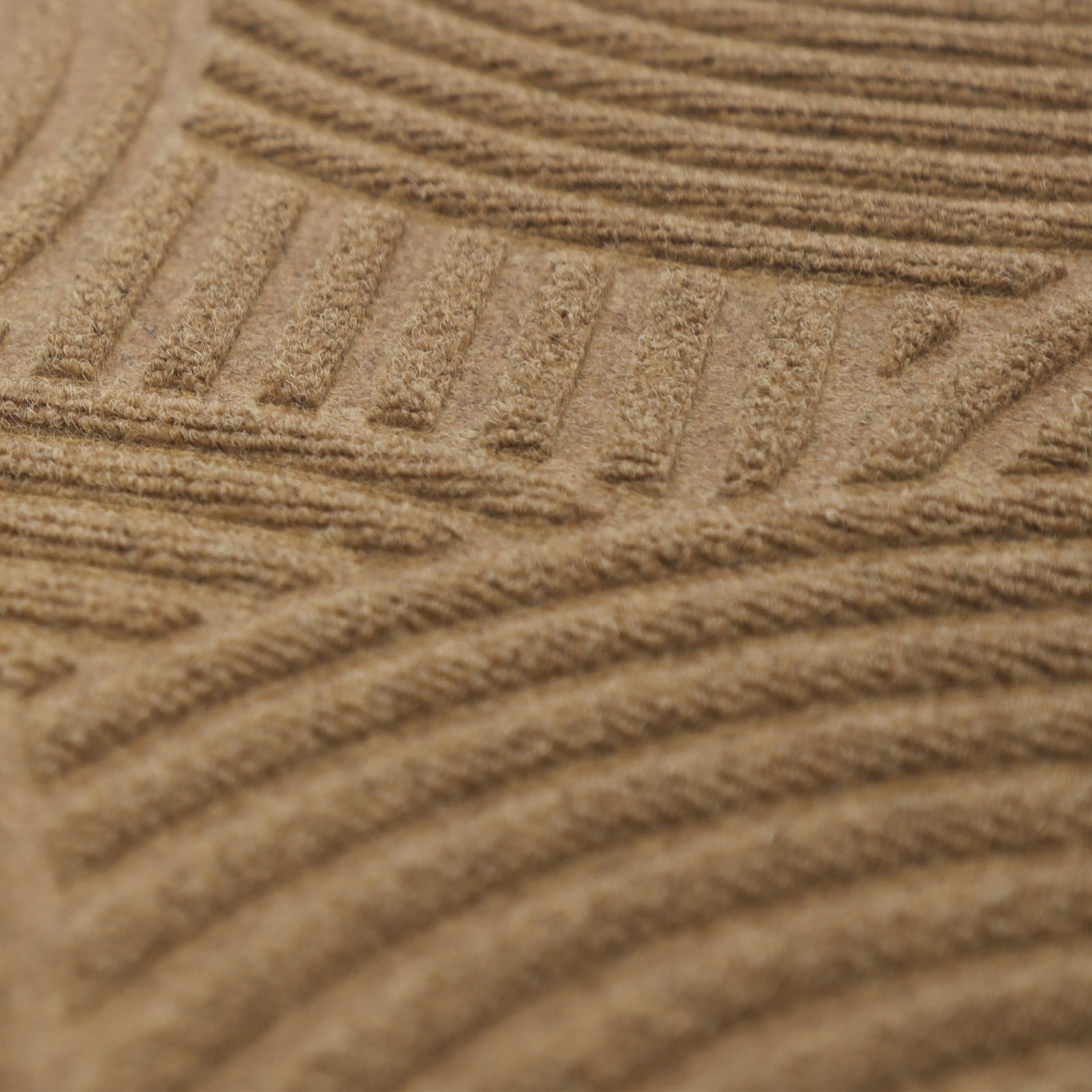 WaterHog Luxe Records Non-Slip Doormat, 21.5" W x 35" L, Wheat