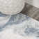 Ciasia Abstract Two-Tone Modern Blue/Cream Rug