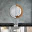 Huldar Glass Flat Wall Mirror