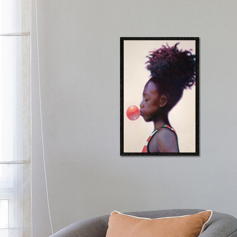 Blackberry 1 Piece Wall Art on Canvas, 66.04 cm H x 45.72 cm W, Black Framed Canvas