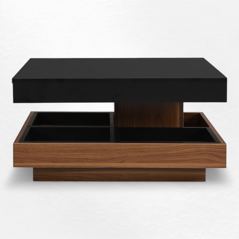 Square Coffee Table, Black
