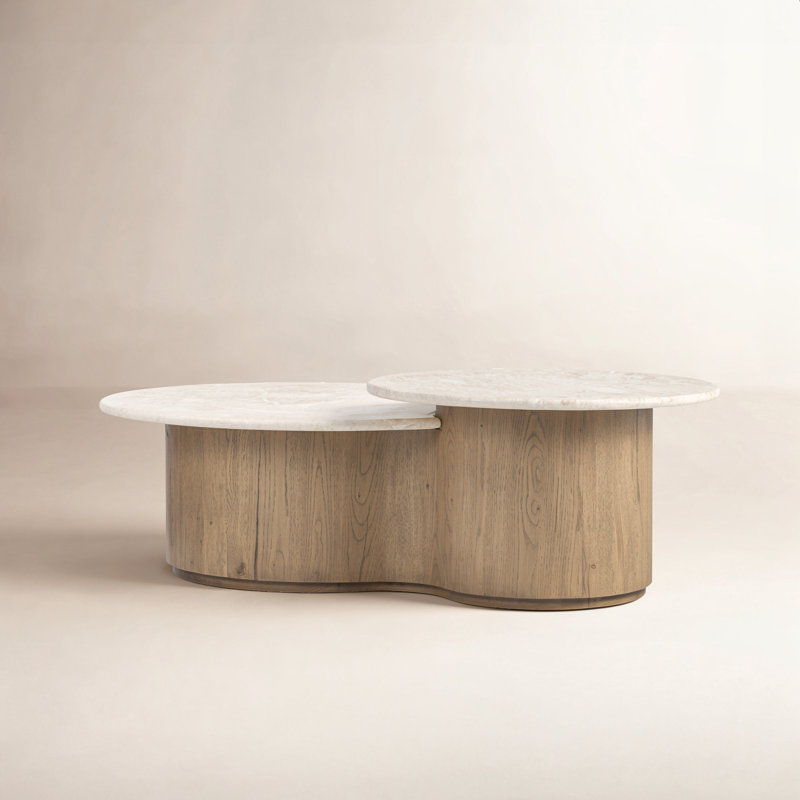 Toro Coffee Table-Cappuccino Marble