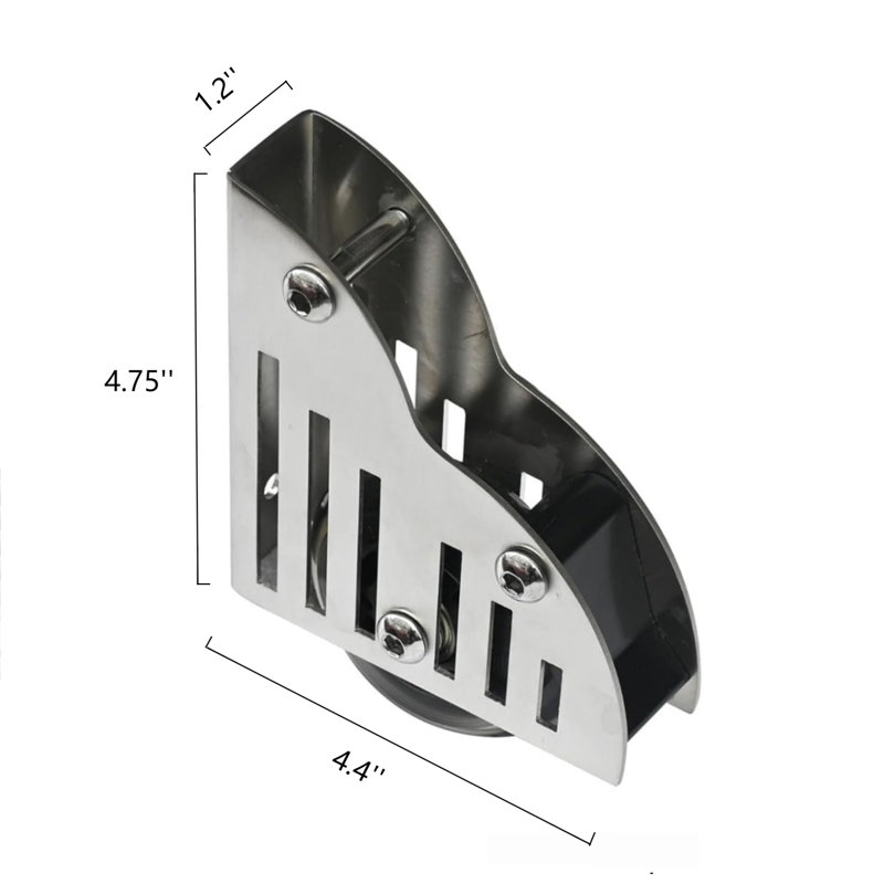 Accessoire / pièce d'échelle en acier inoxydable, Argent