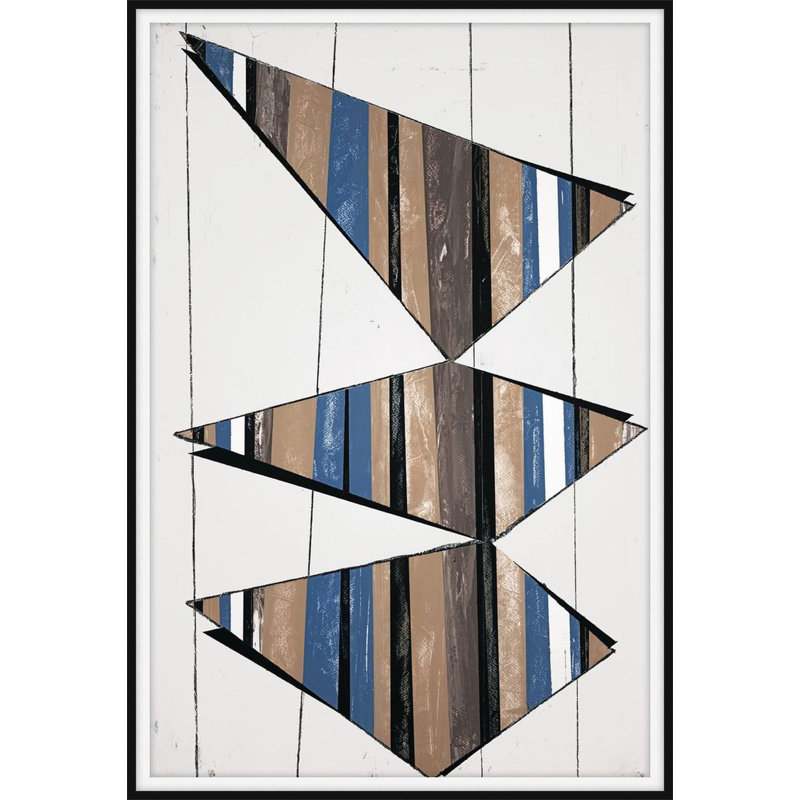 Kites On The Boardwalk 1 Print by Art House Studios, 16" H x 12" W x 1" D