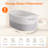 6 Pack Woven Baskets For Storage, Cotton Rope Baskets Cube Storage Bins, Cute Small Shelf Baskets For Organizing, Round Storage Box Caddy For Closet, Living Room, Bedroom, Playroom,-1169949116
