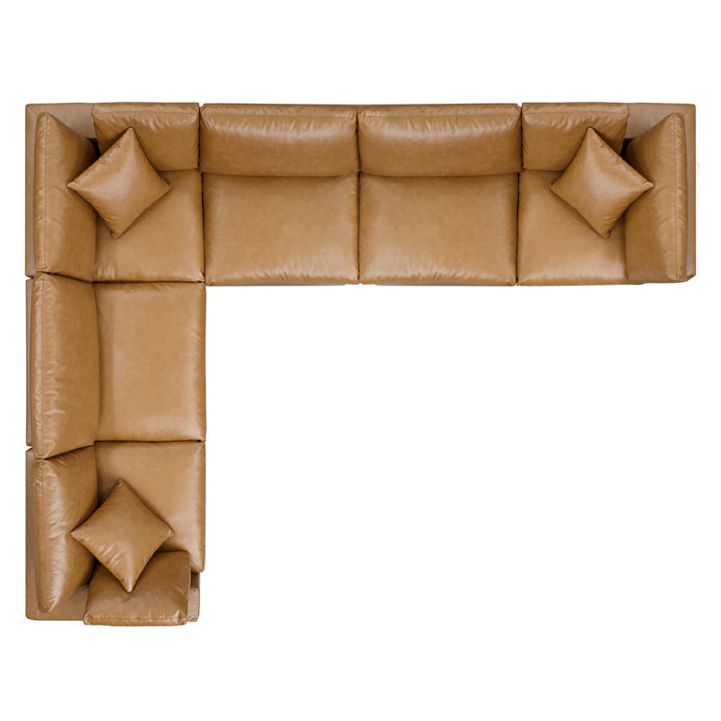 Commix, Tan Faux Leather