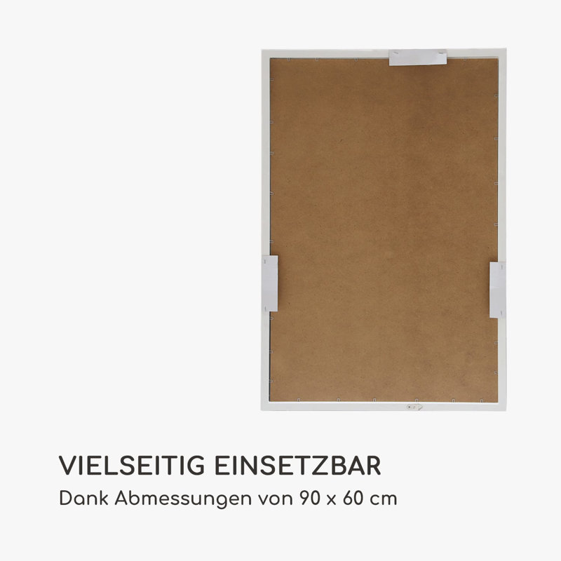 Solid Wood Rectangle Wall Mirror