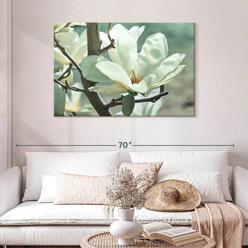 Harnek Magnolia Tree Flower, 30" H x 45" W