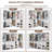 Selestina 110'' Closet System with Wooden Drawers-1234567022