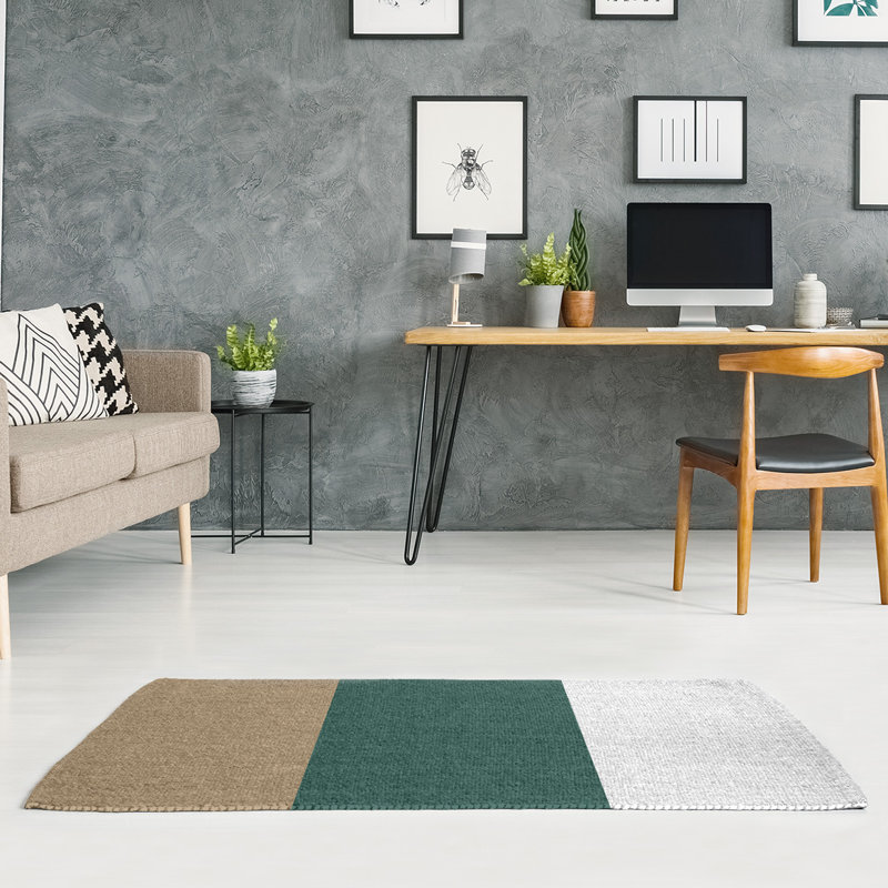 Tapis vert/gris, Rectangle 2 pi x 3 pi