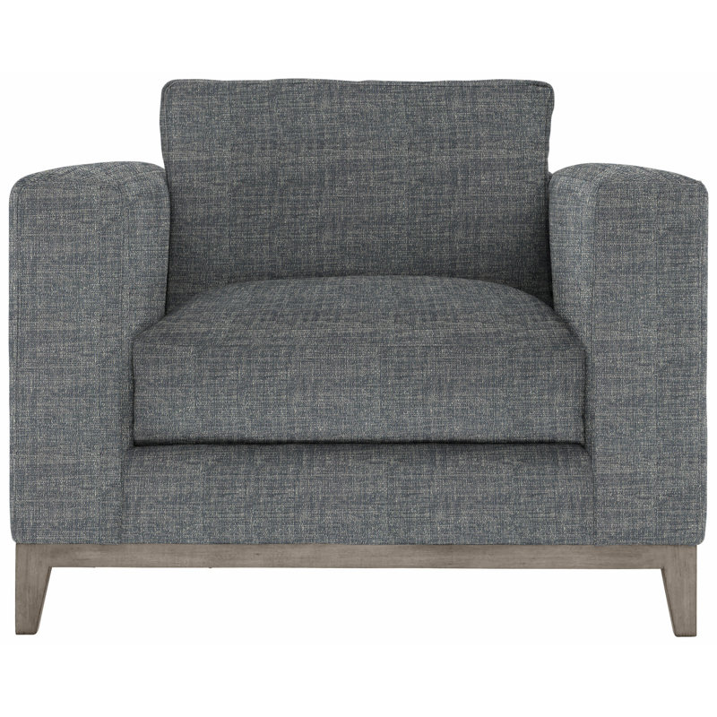 Noel 40" Wide Armchair, Dark Gray Chenille 5533-011, Blanca
