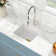 18" L x 16" W Undermount Granite Composite Quartz Kitchen Sink Rectangular Single Bowl Bar Prep Sink